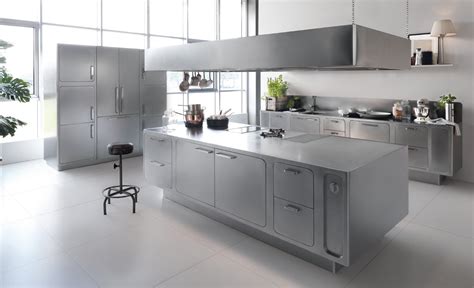 residential stainless steel kitchen design